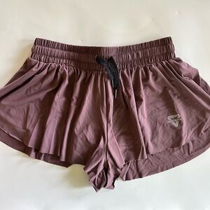 Keiki Kona Flowy Mauve Athletic Shorts Size Small